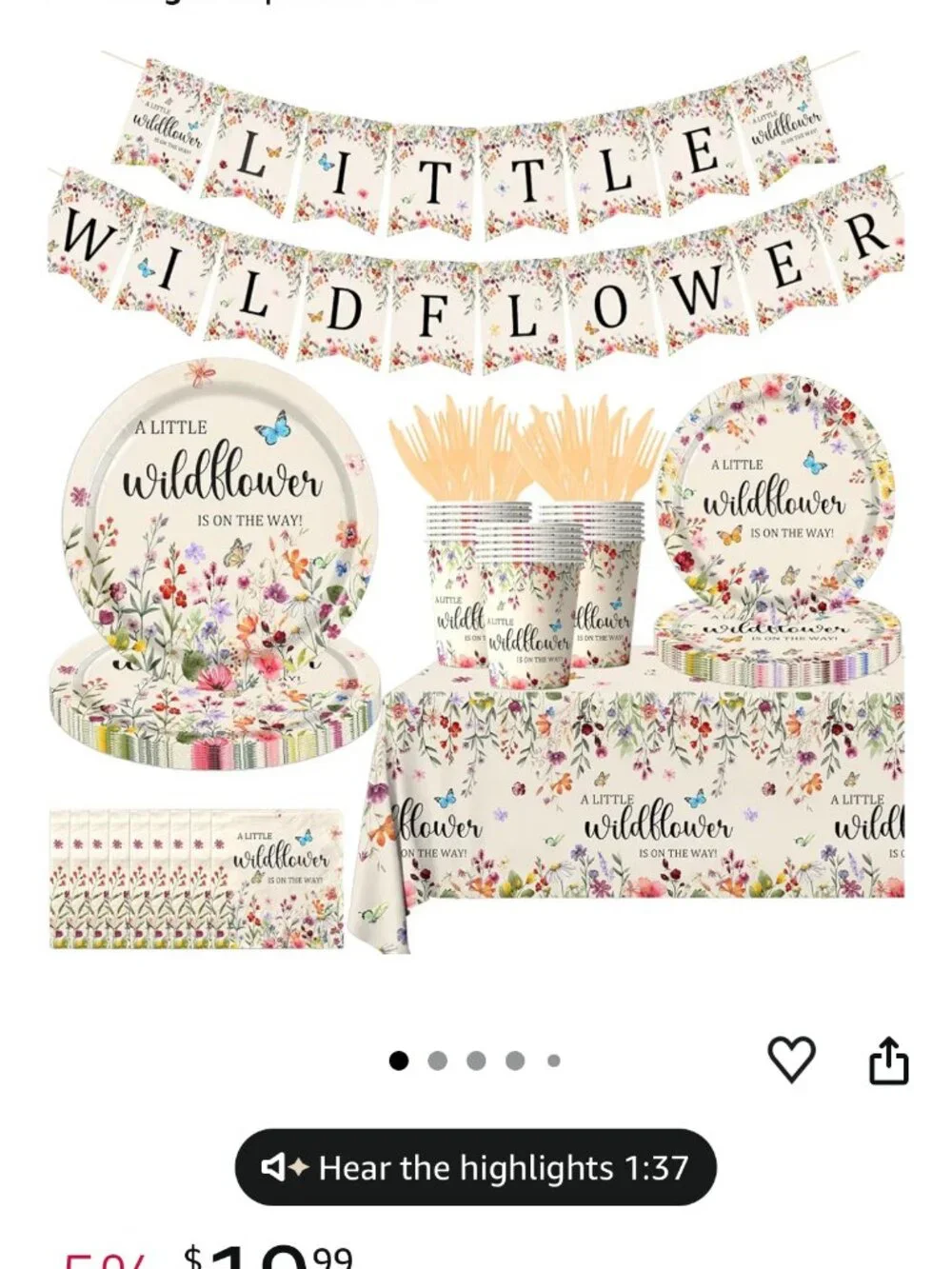 170 piece Baby Shower kit (
